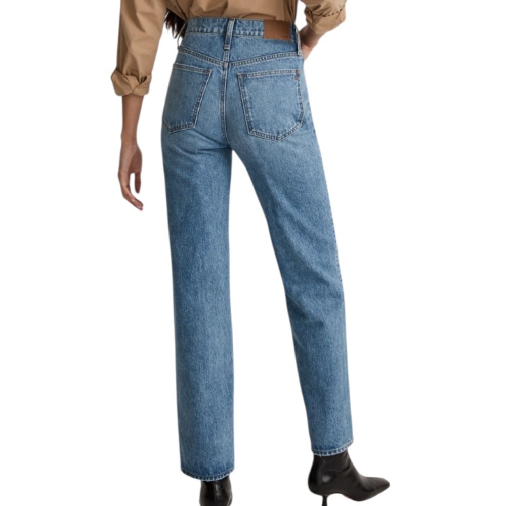 Madewell The Perfect Vintage Straight Jean Becker Wash Button-Front Size 27 NEW - Picture 3 of 16